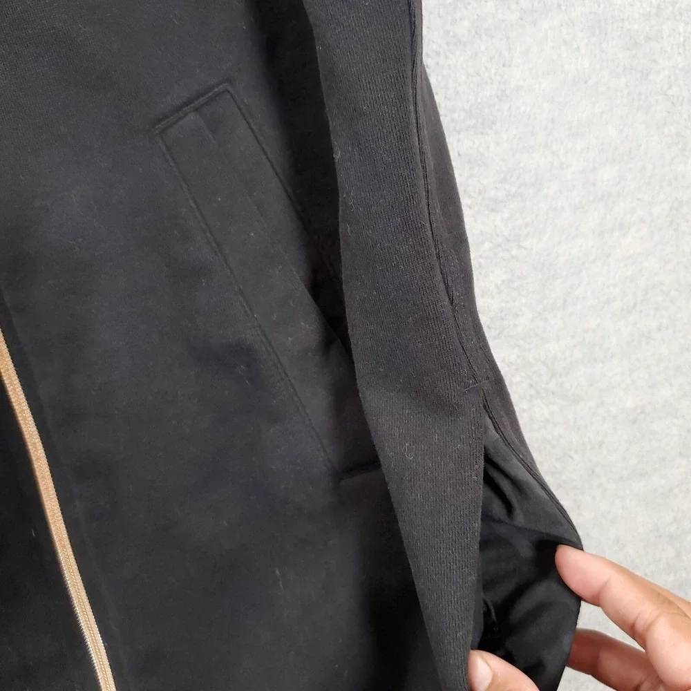 Lululemon Women Jacket 8 Black‎ Departure Sleeveless Vest Full Zip